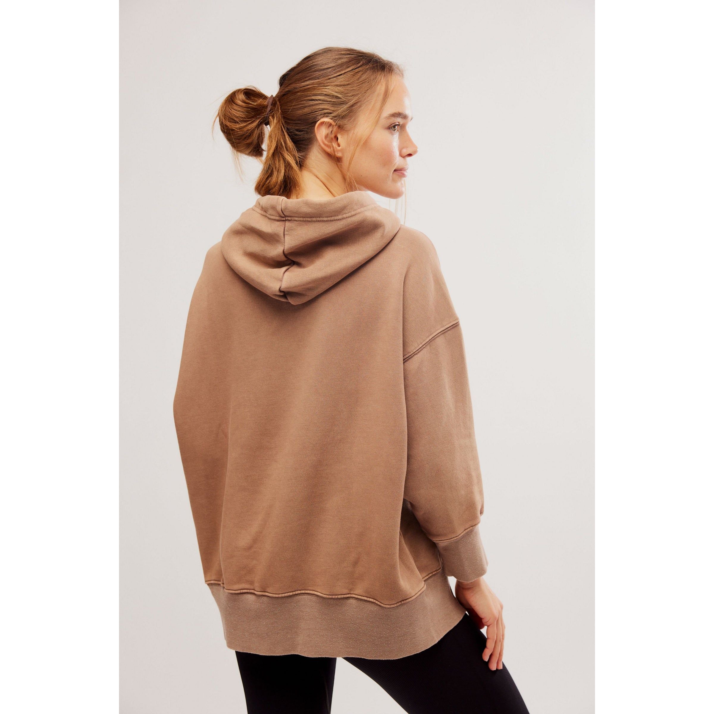 Free People - Sprint To The Finish Hoodie in Hickory