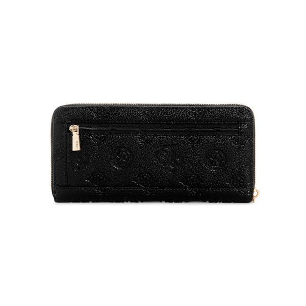 Guess - Cresidia Large Zip Around Wallet in Black