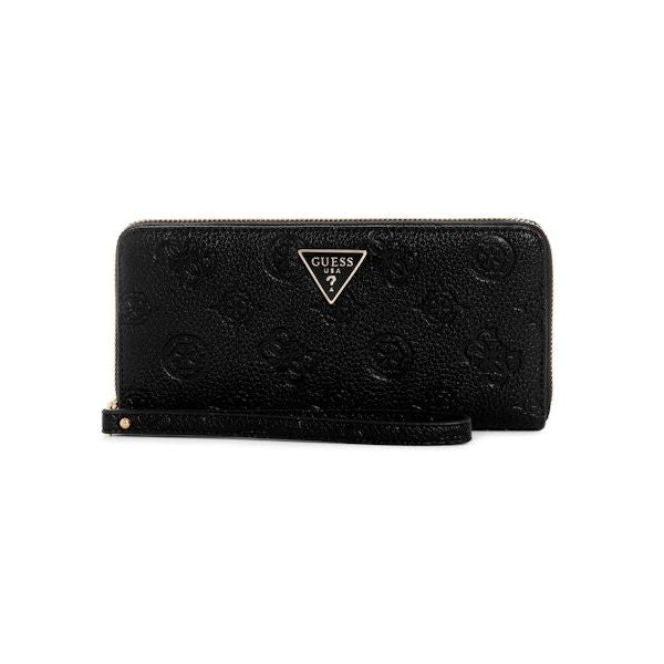 Guess - Cresidia Large Zip Around Wallet in Black