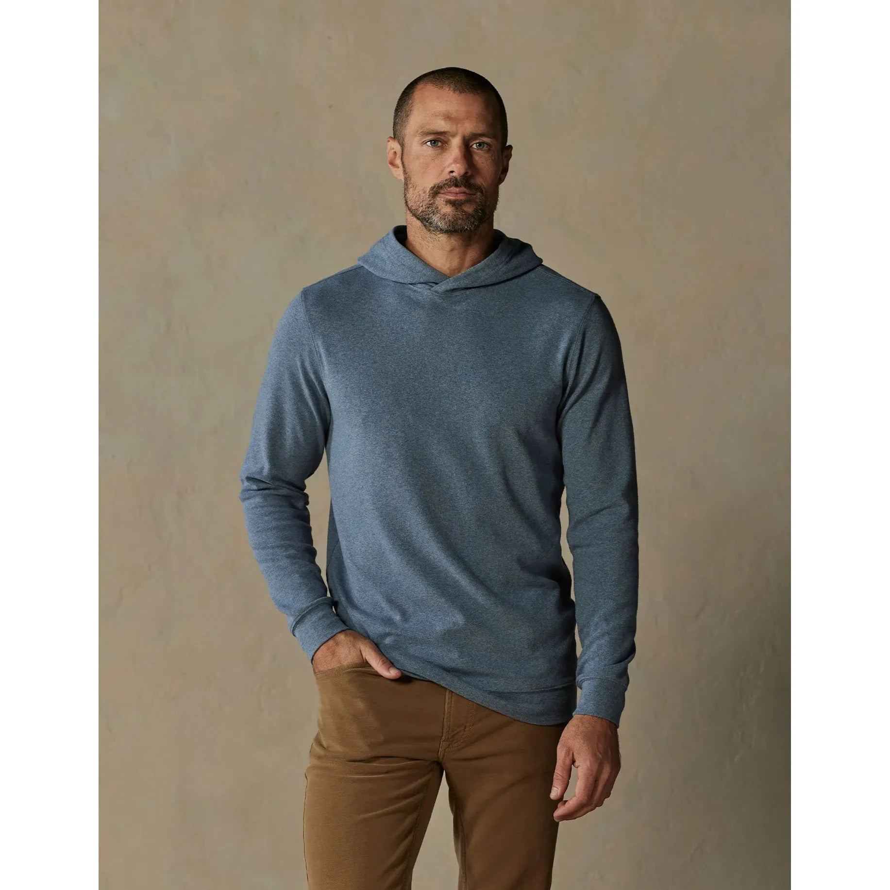 Normal Brand - Puremeso Essential Hoodie in Slate Blue