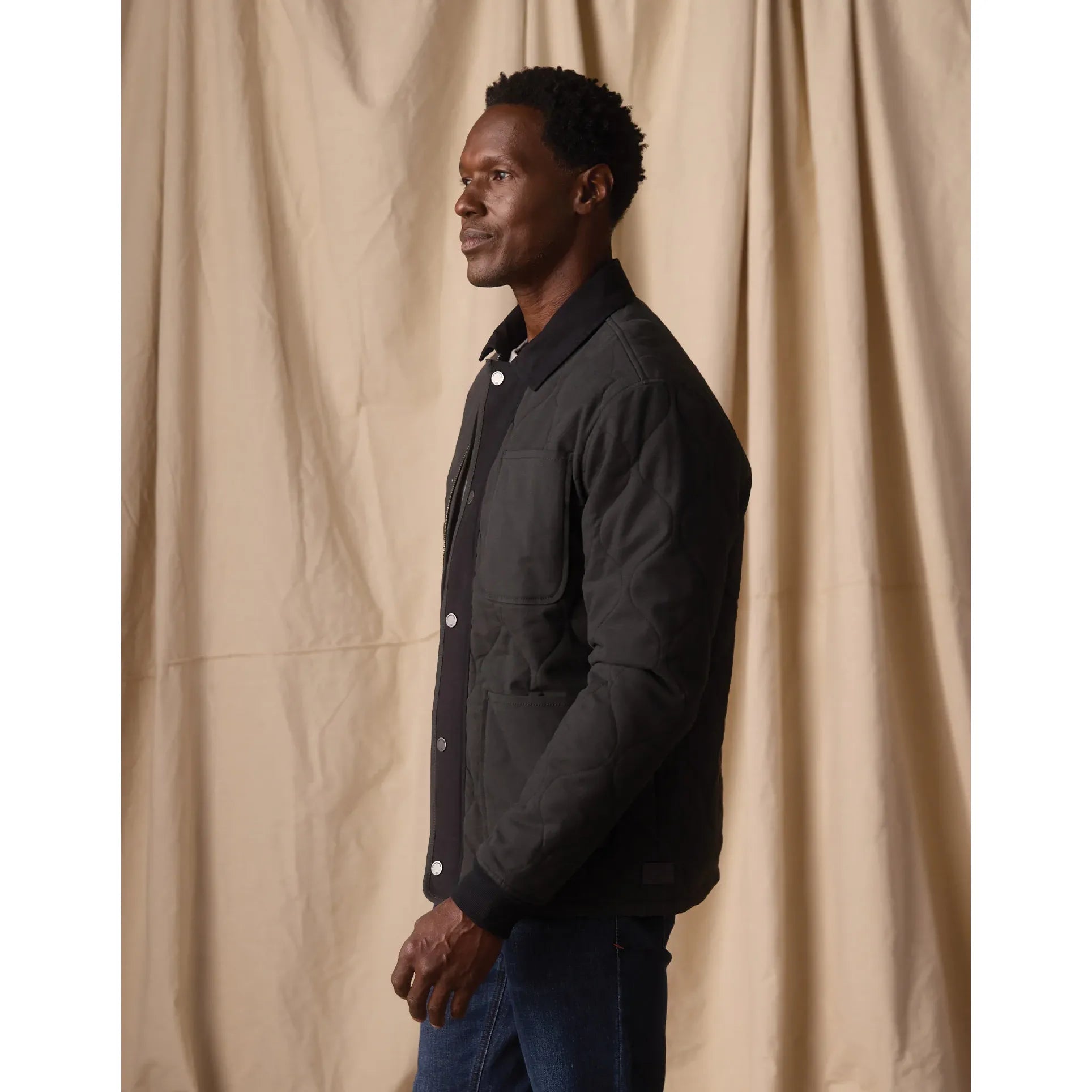 Normal Brand - James Canvas Jacket in Black