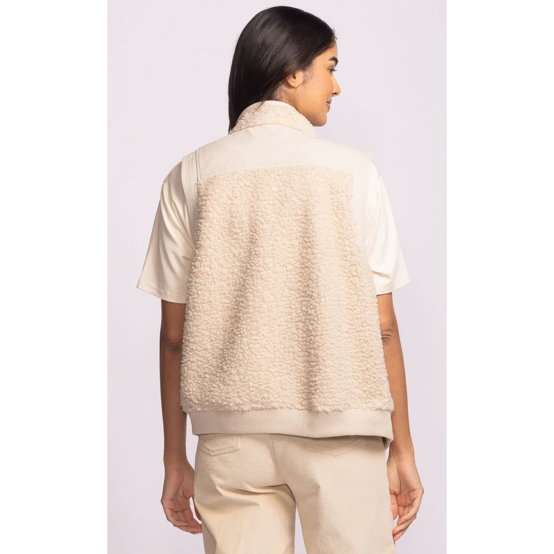 Pink Martini - Vincino Vest in Beige