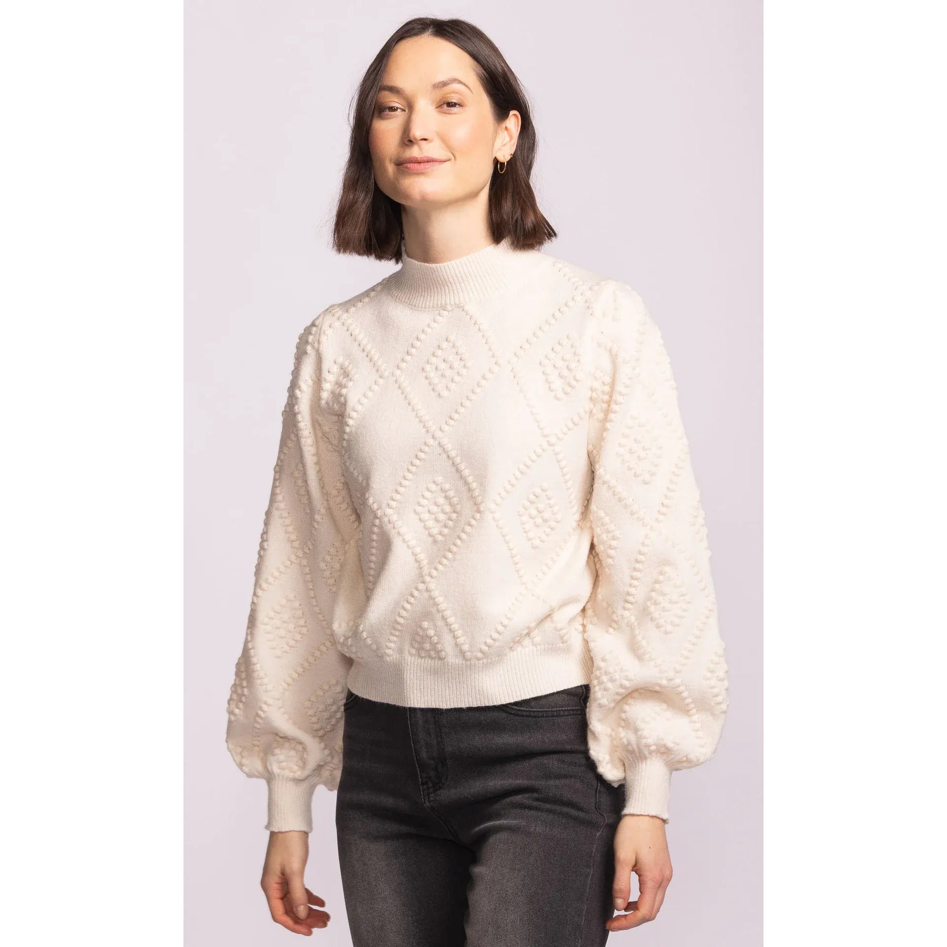 Pink Martini -  Marisa Sweater in Off White