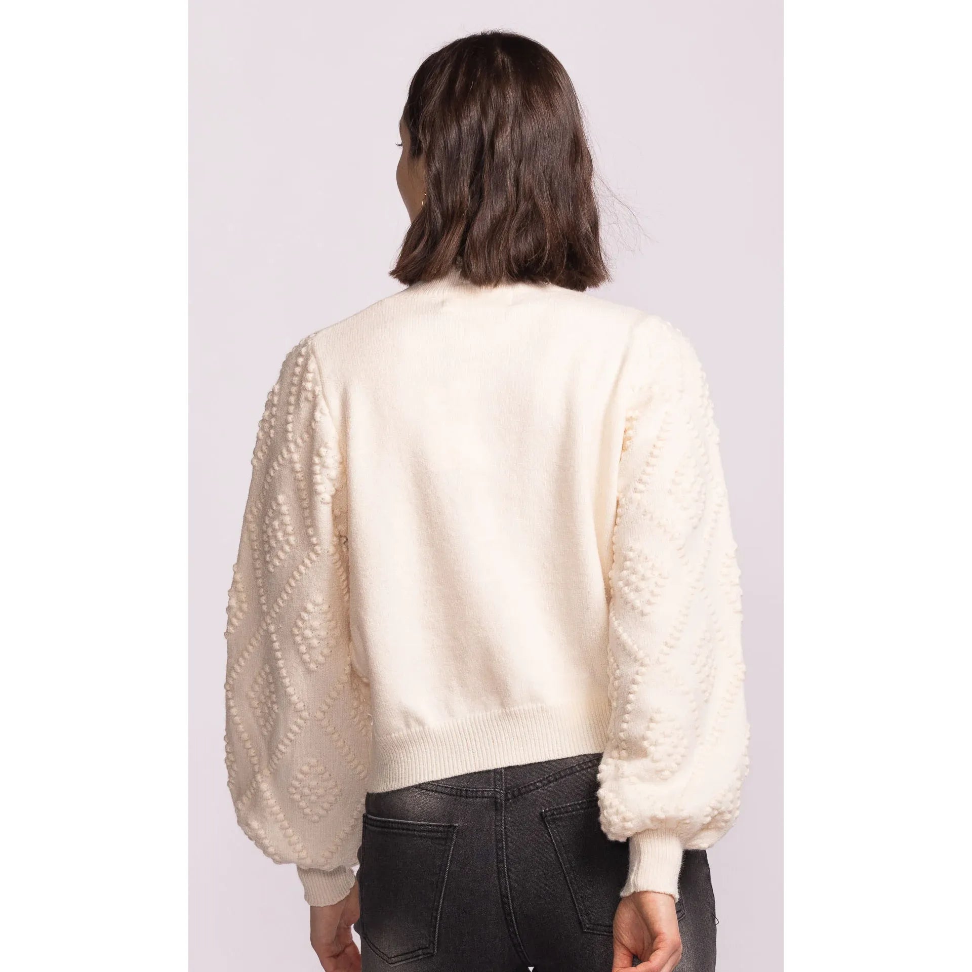 Pink Martini -  Marisa Sweater in Off White