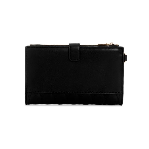 Guess - Valla Double-Zip Organizer Wallet in Black