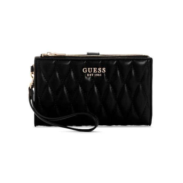 Guess - Valla Double-Zip Organizer Wallet in Black