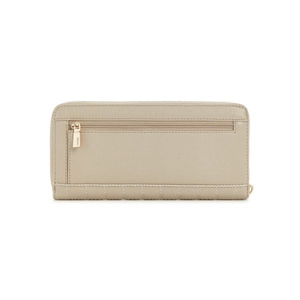 Guess - Nadira Large Zip Around Wallet in Light Taupe