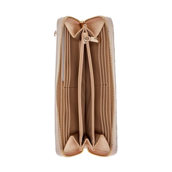 Guess - Nadira Large Zip Around Wallet in Light Taupe