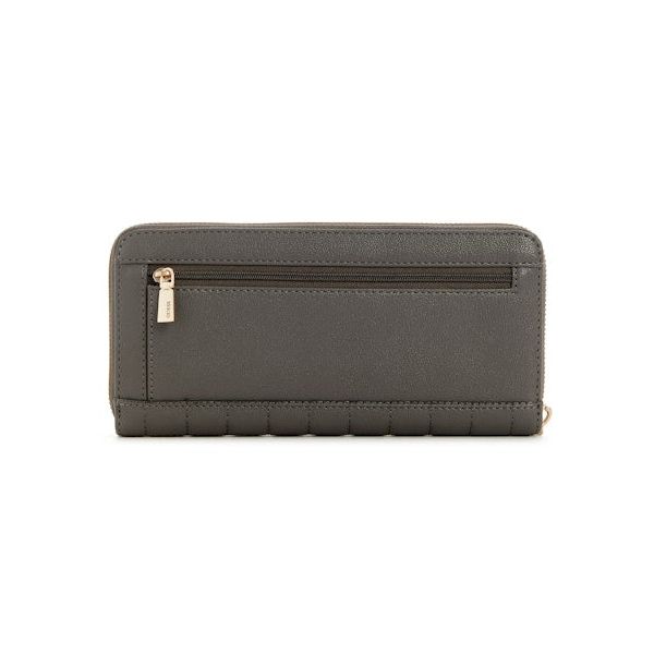 Guess - Nadira Large Zip Around Wallet in Slate