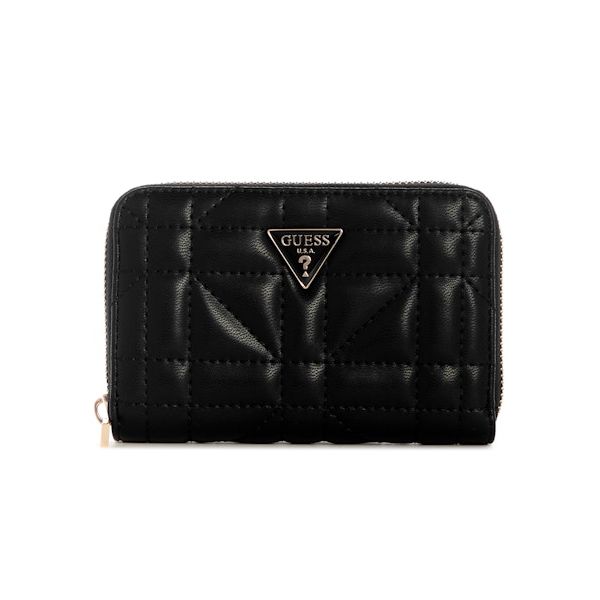 Guess - Edita Medium Zip-Around Wallet in Black