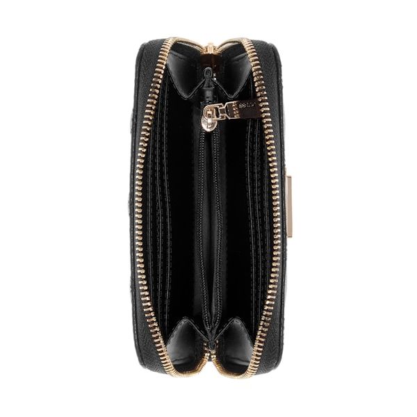 Guess - Edita Medium Zip-Around Wallet in Black