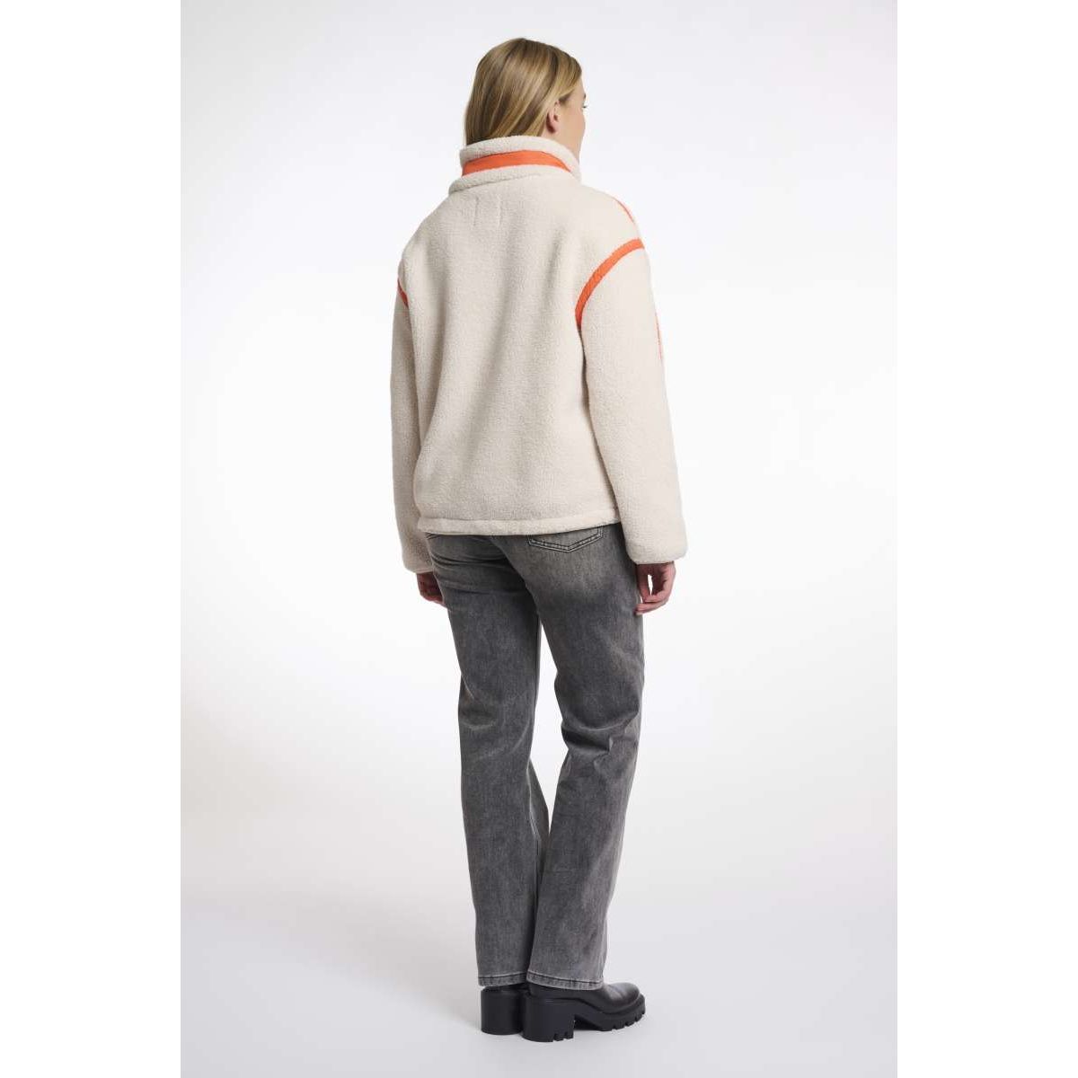 Rino & Pelle - Bisma Teddy Cropped Jacket in Birch Orange