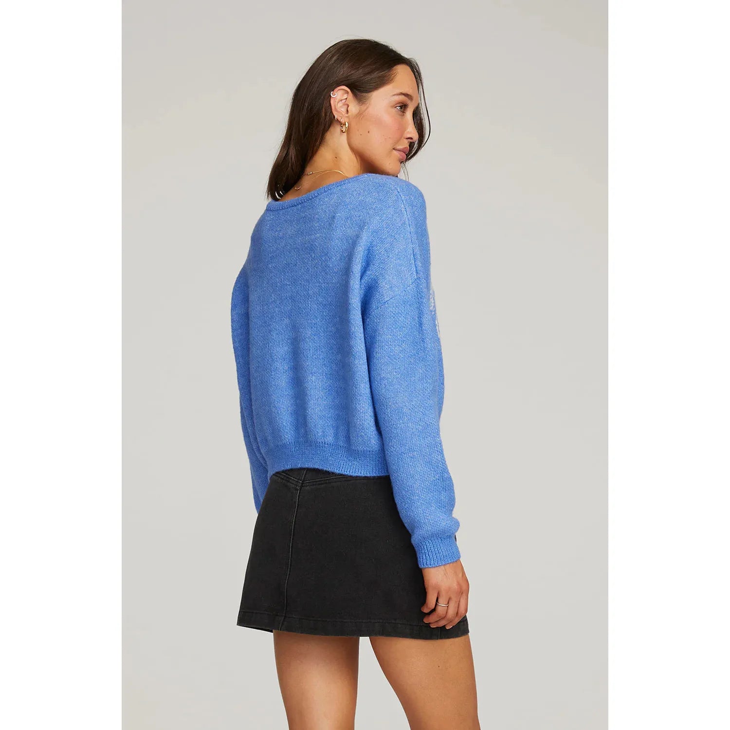 Saltwater Luxe - Ganna Sweater in Pacific