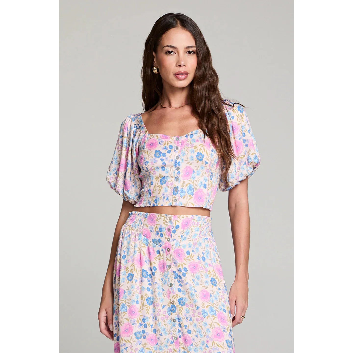Saltwater Luxe -  Elysia Top in Pink Multi