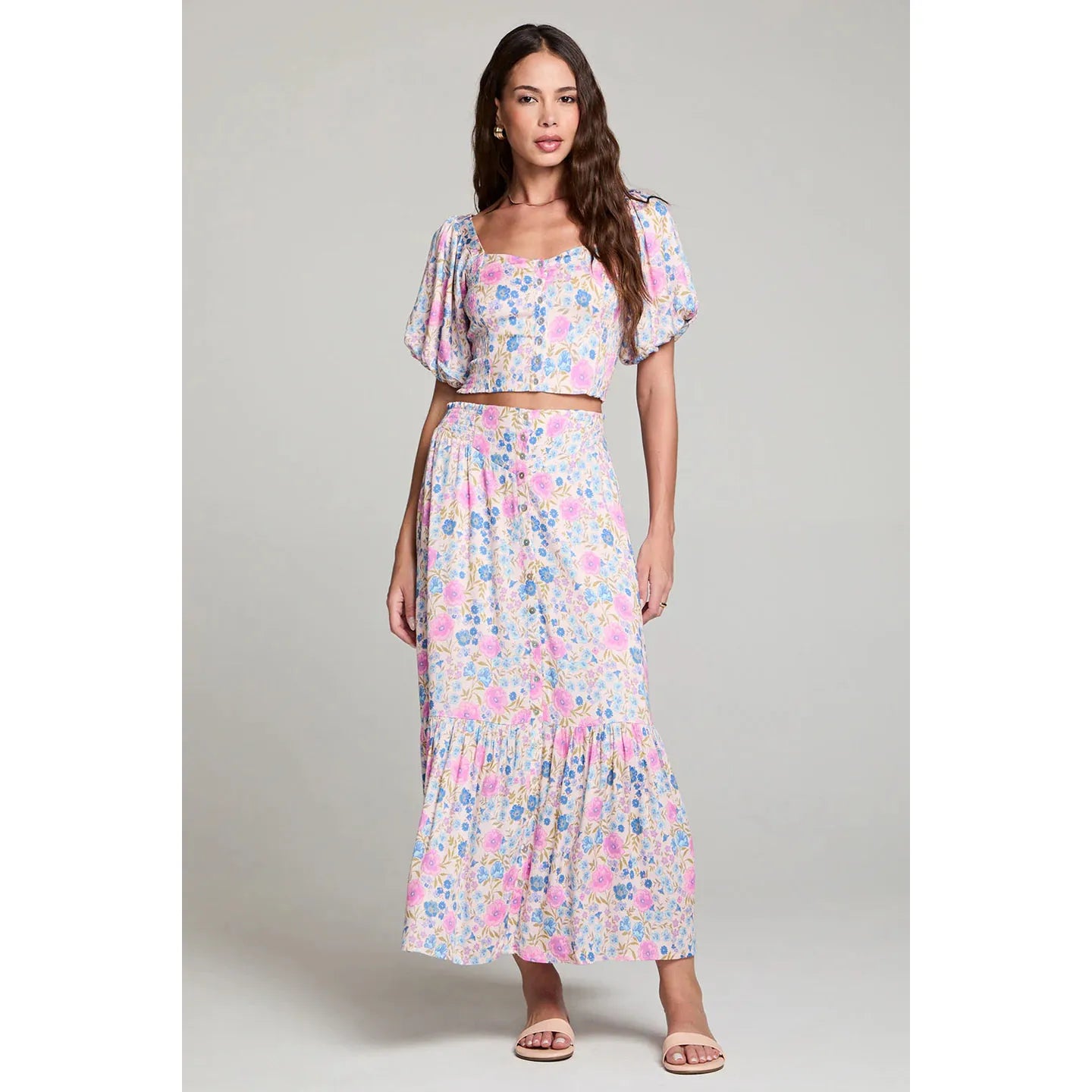 Saltwater Luxe -  Elysia Top in Pink Multi
