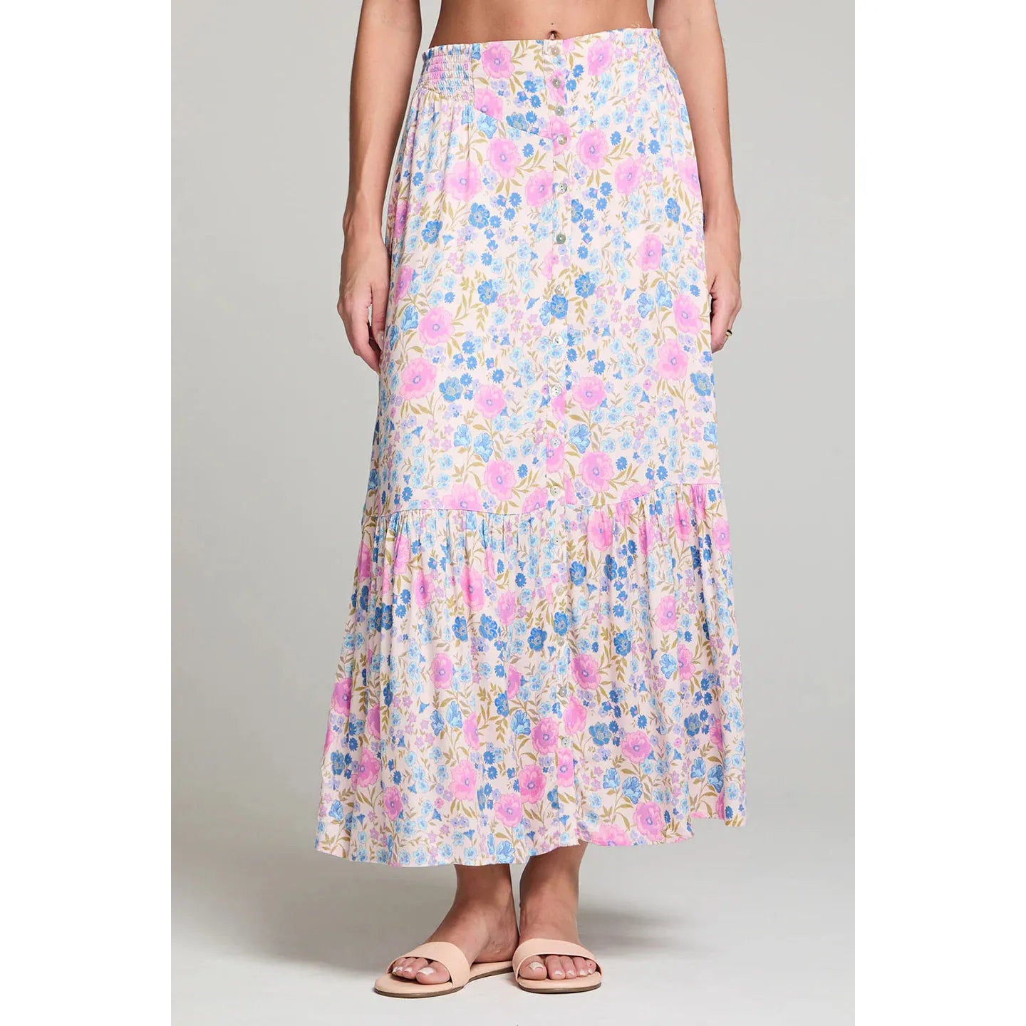 Saltwater Luxe - Dagny Skirt in Pink Multi