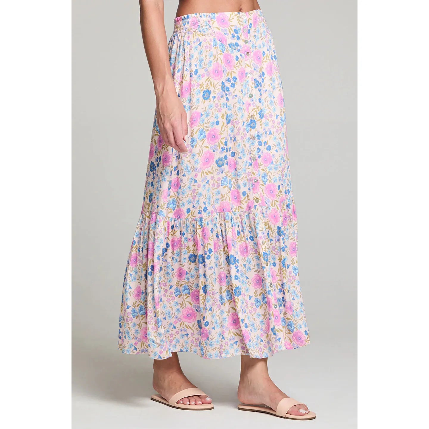 Saltwater Luxe - Dagny Skirt in Pink Multi