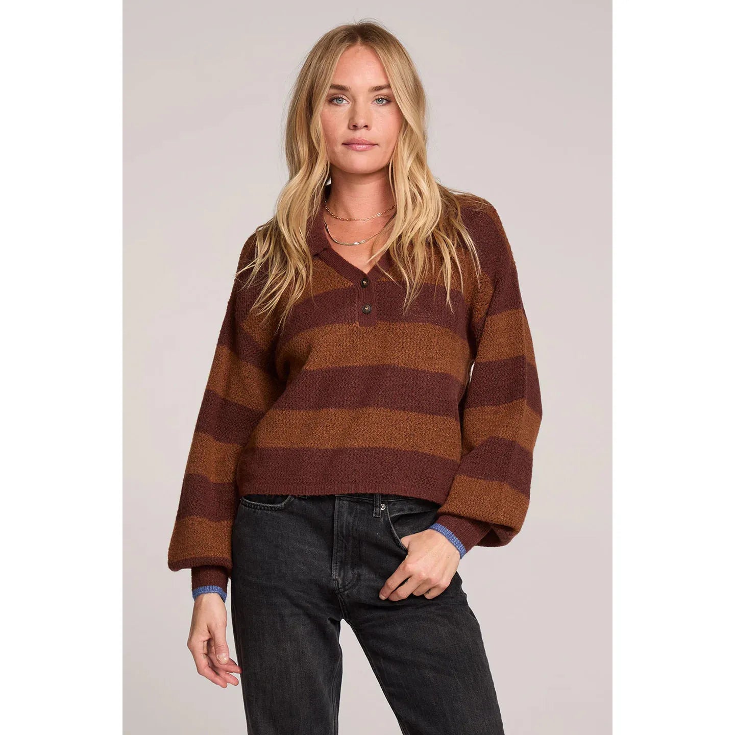 Saltwater Luxe - Britta Sweater in Espresso