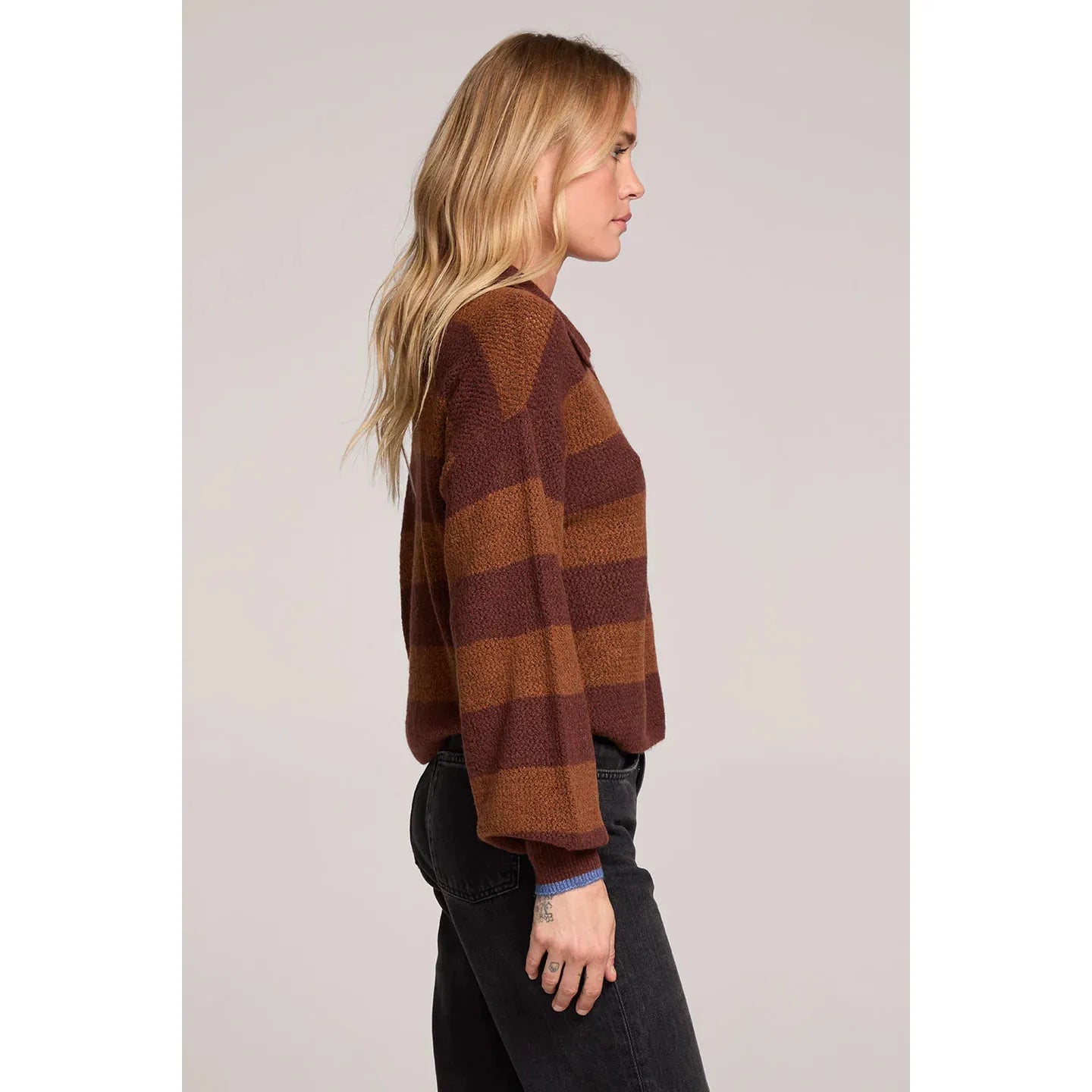 Saltwater Luxe - Britta Sweater in Espresso