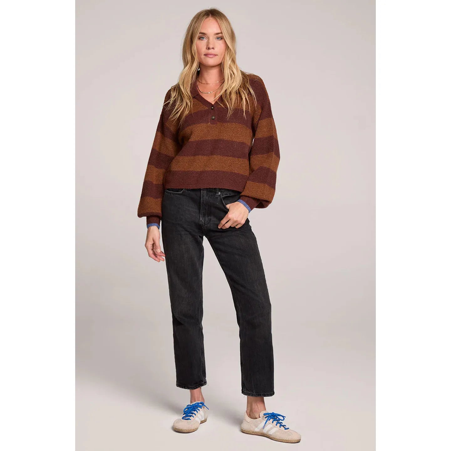 Saltwater Luxe - Britta Sweater in Espresso