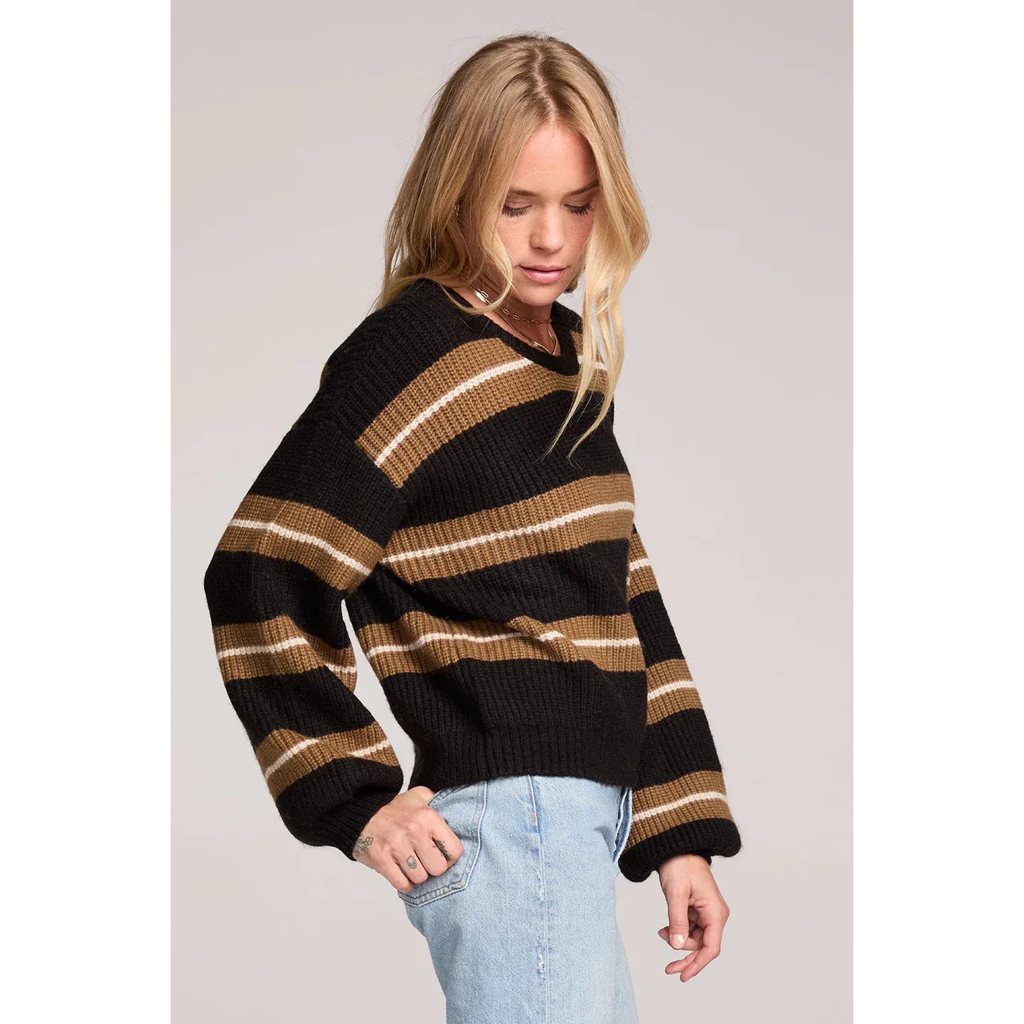 Saltwater Luxe - Mimi Sweater in Black