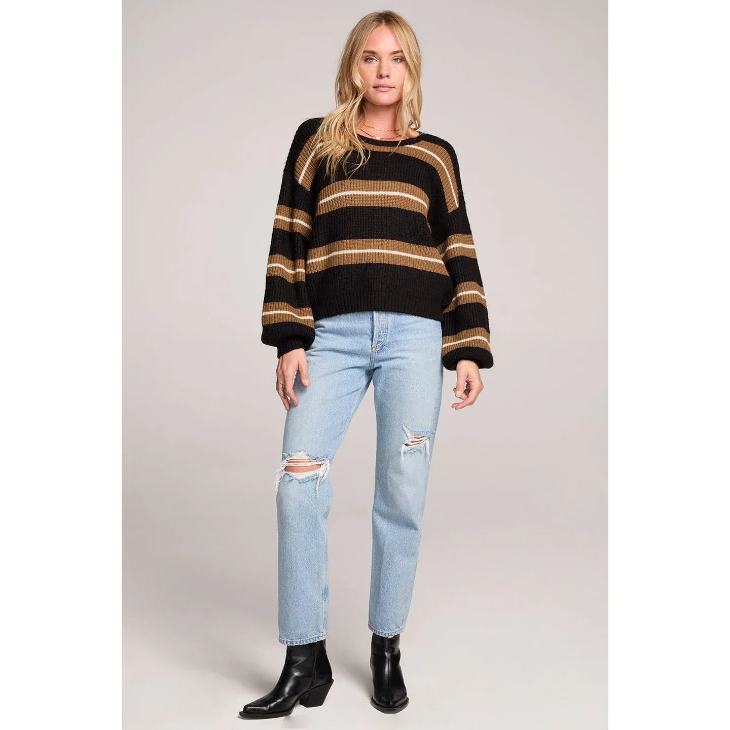 Saltwater Luxe - Mimi Sweater in Black