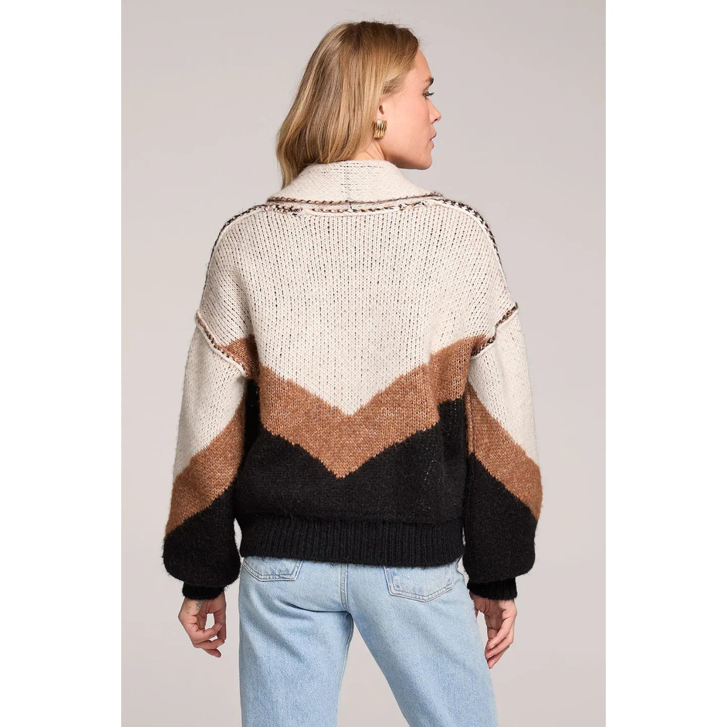 Saltwater Luxe -  Cain Cardigan Sweater in Natural