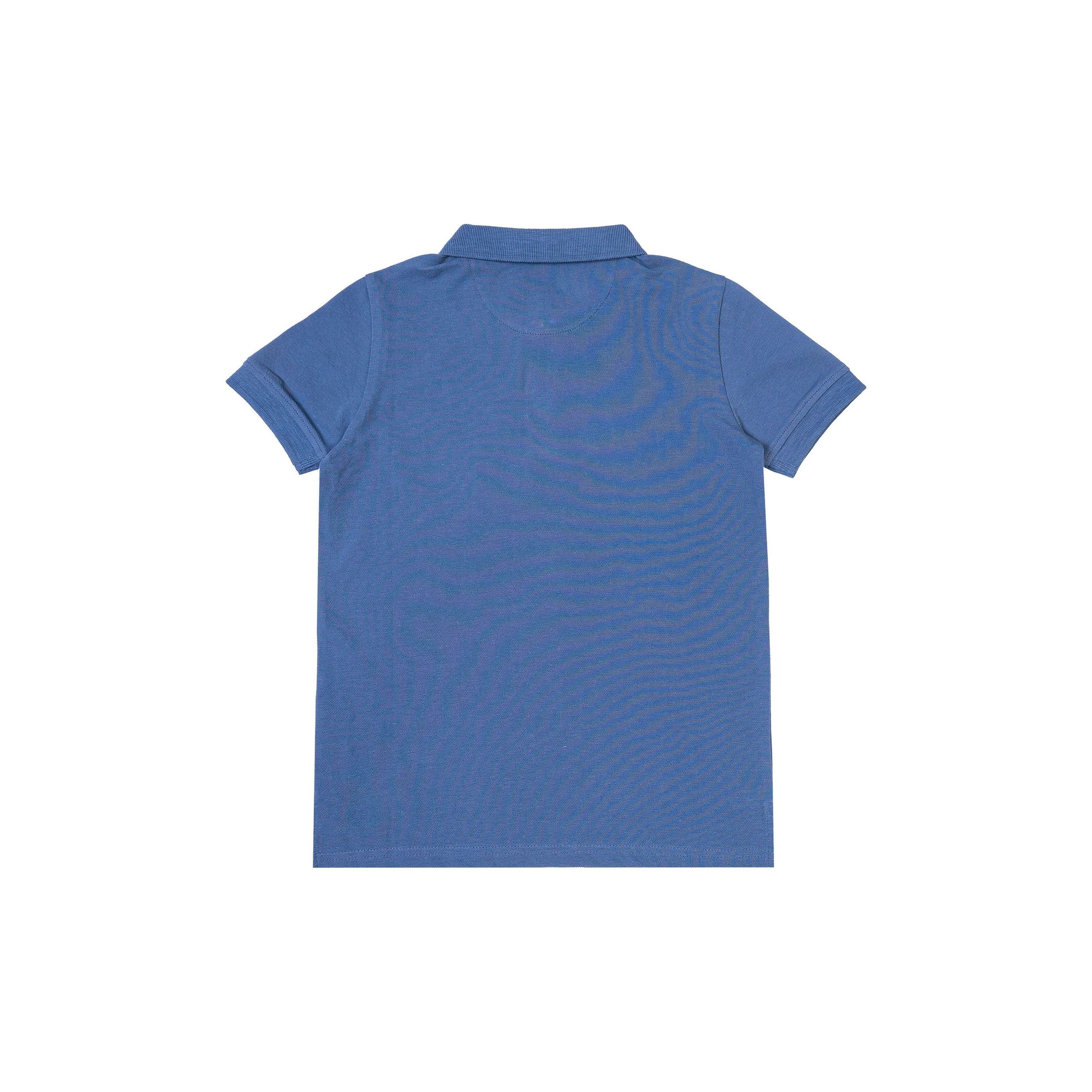 Silver Jeans - Boys Polo in Soft Blue