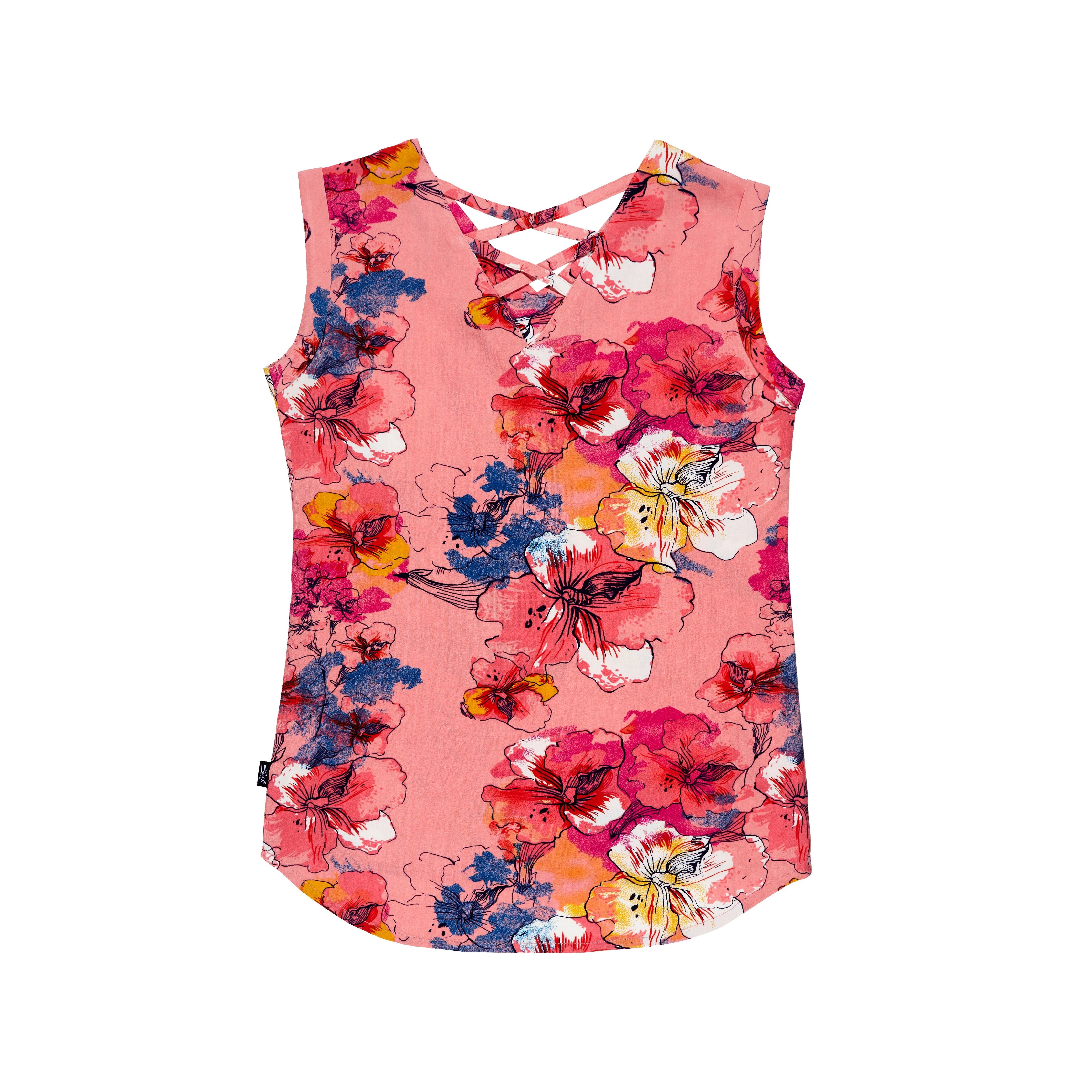 Silver Jeans - Girls Sleeveless Top in Multi