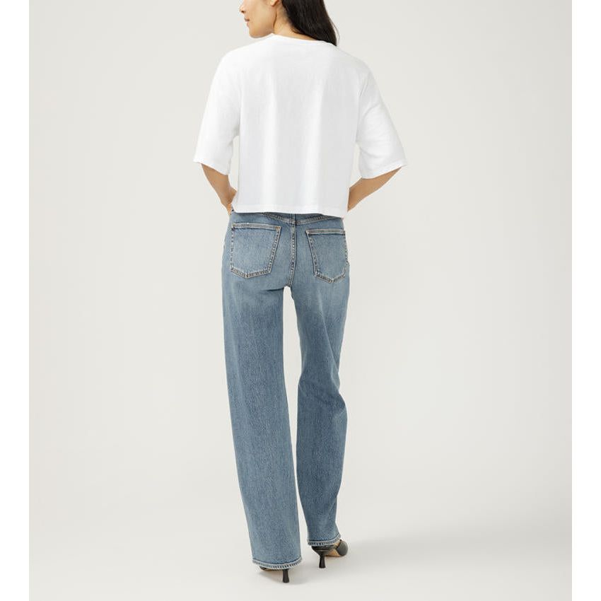 Silver - Highly Desirable High Rise Trouser in L28918ADM219