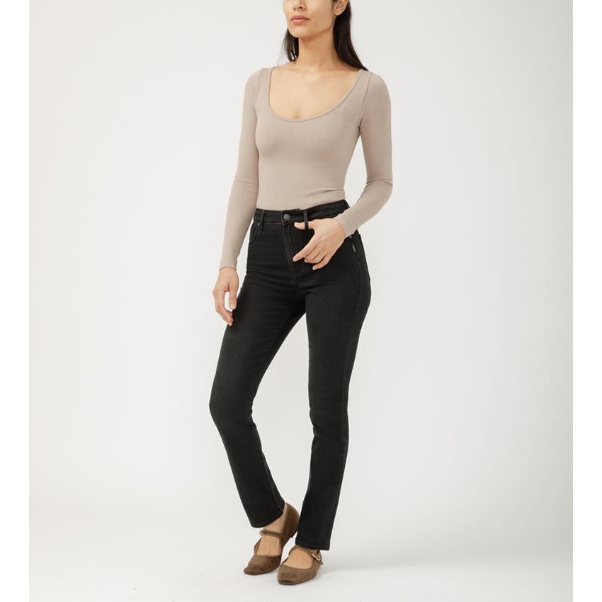 Silver - Isbister High Rise Ankle Straight in Raven