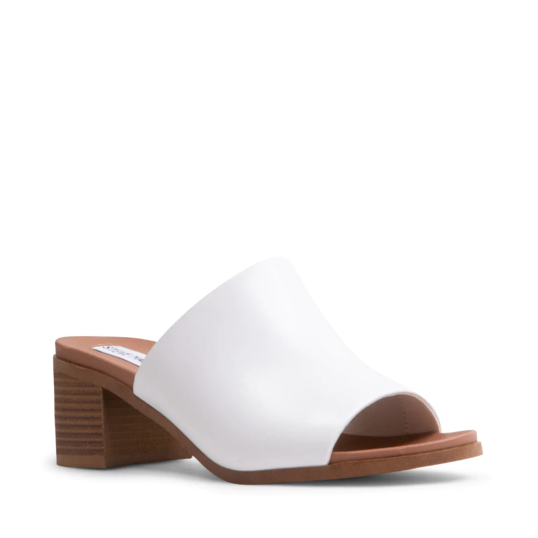 Steve Madden - Kacey Mule in White Leather