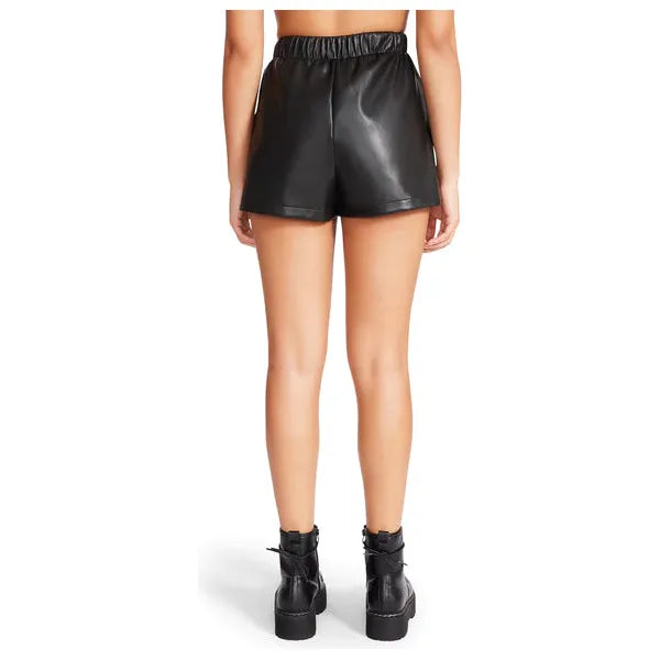Steve Madden - Faux the Record Short in Black