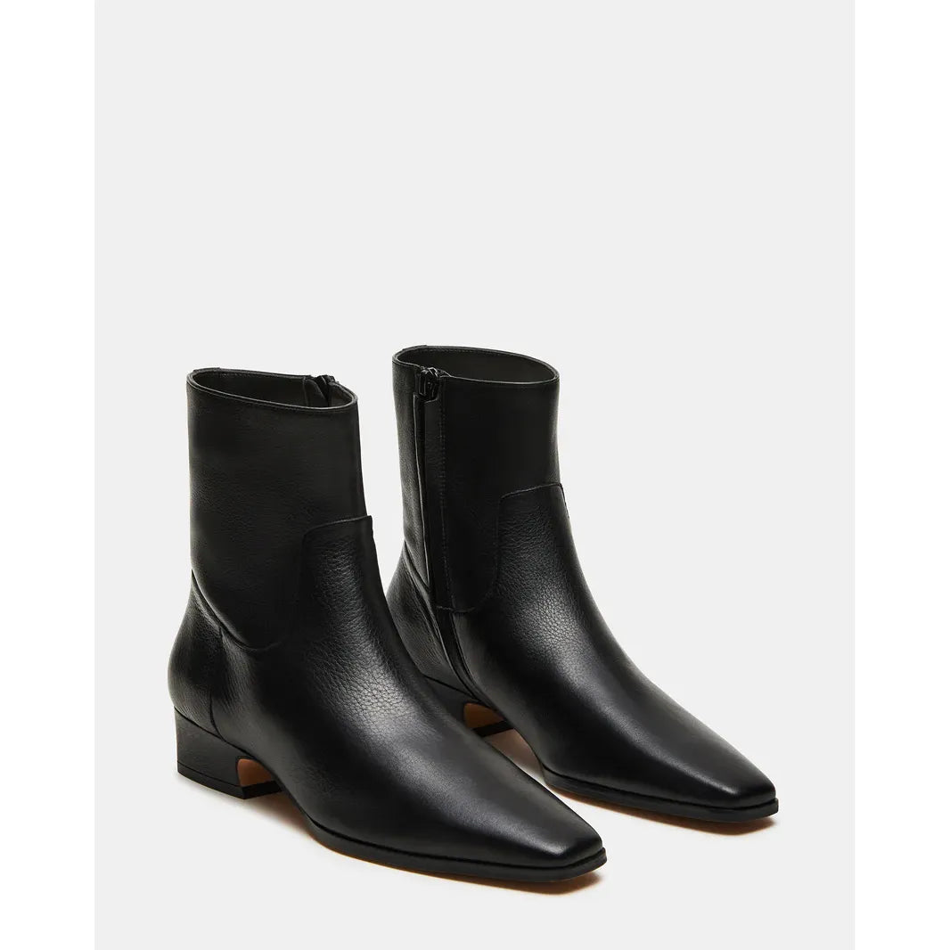 Steve Madden - Dusty Black Leather Boot