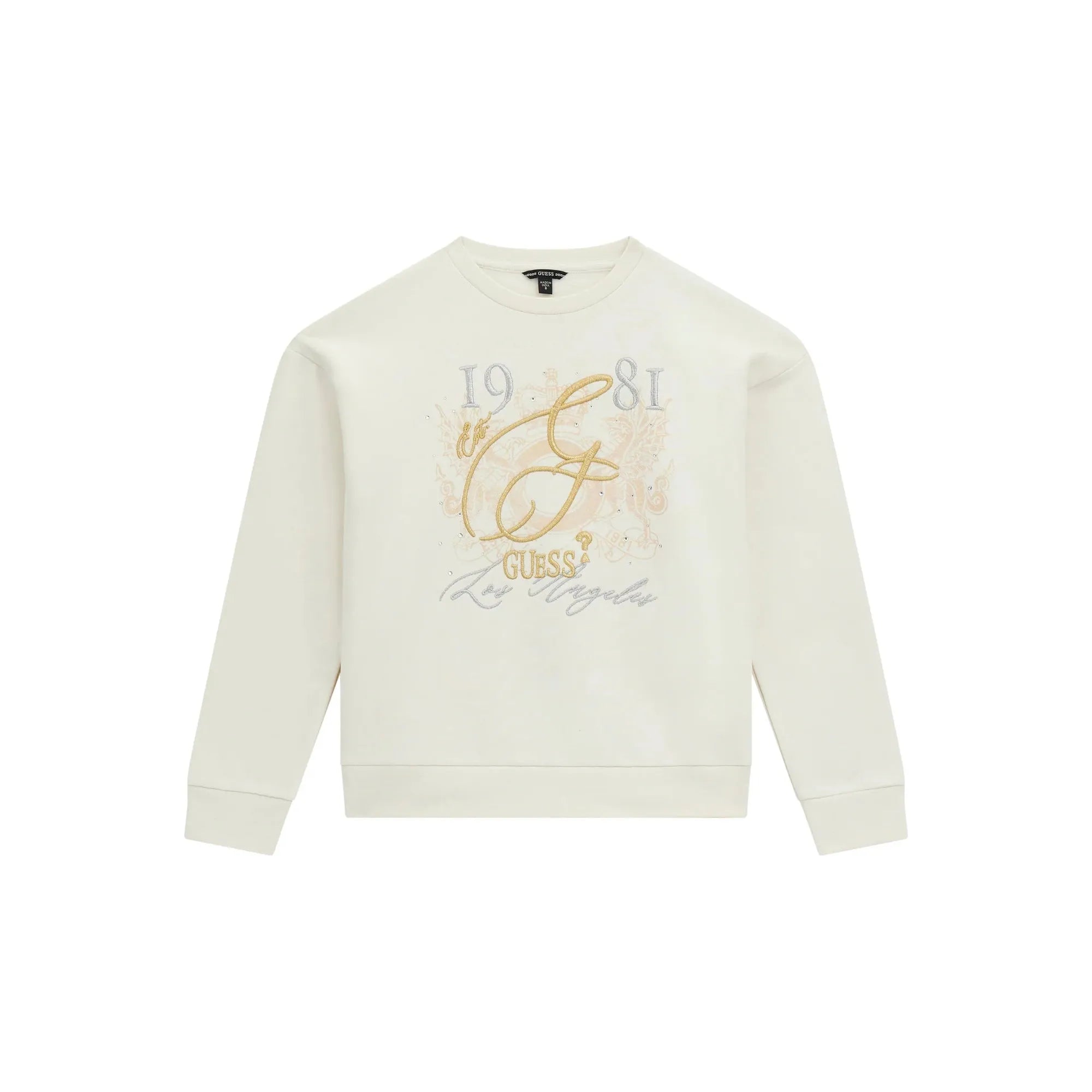 Guess - Girls Sweatshirt in Cream White