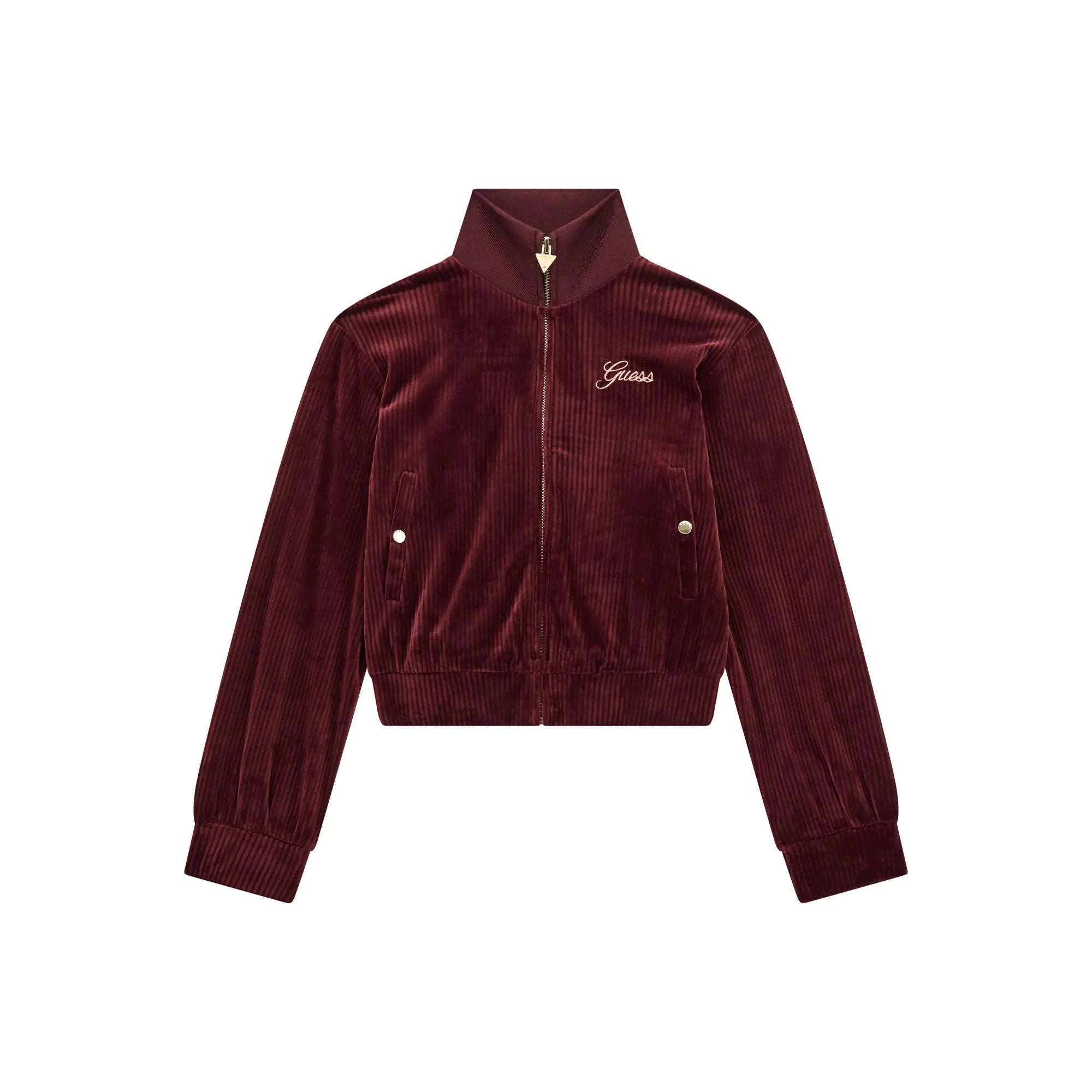 Guess - Corduroy Zip Up in Plum