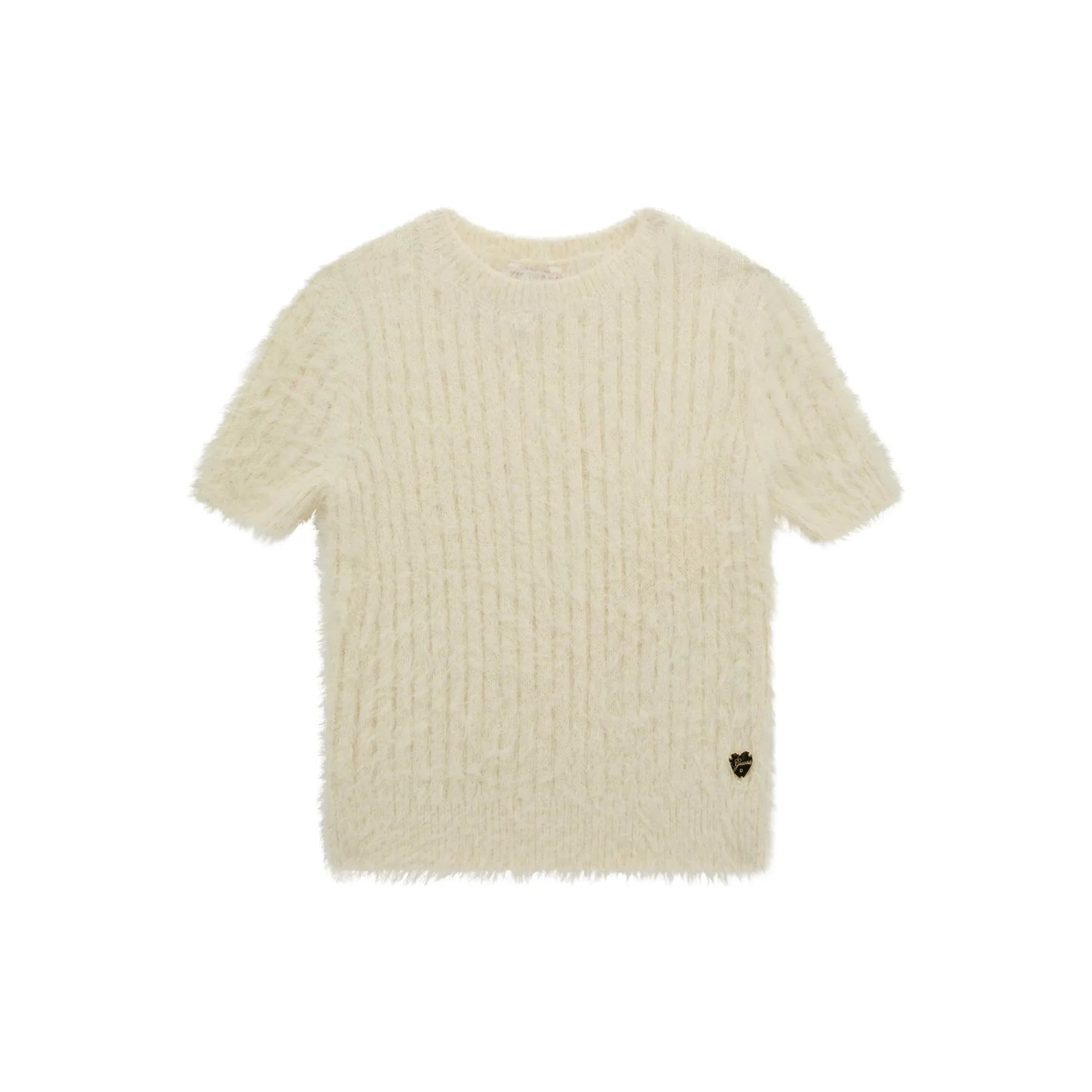 Guess - Short Sleeve Sweater in Cream