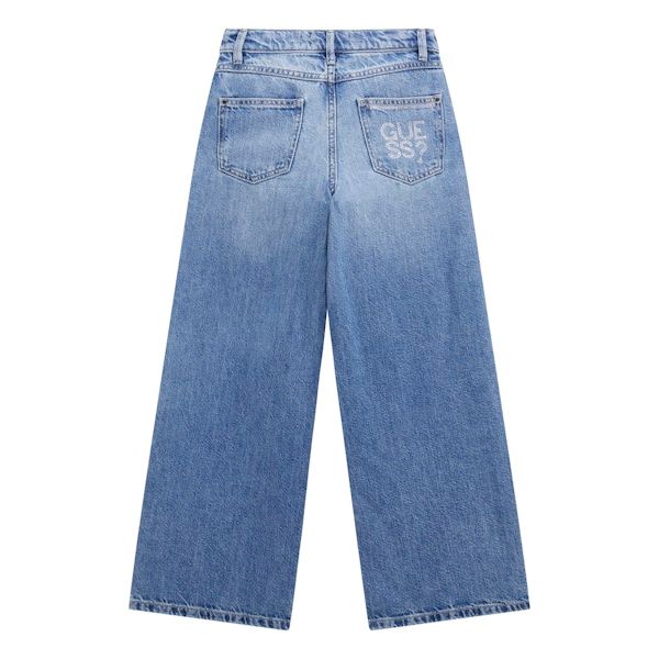 Guess - Girls Palazzo Denim in Ocean Tencel Wash
