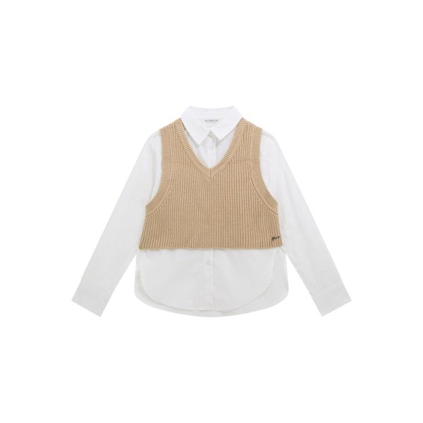 Guess - Girls Polin Shirt with Sweater Vest