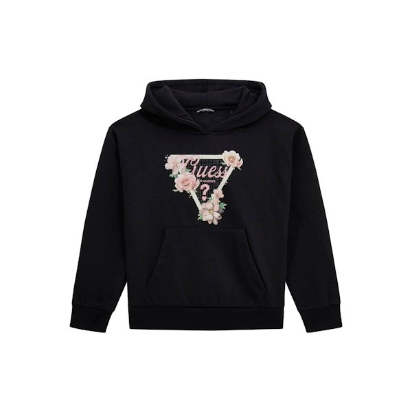 Guess - Girls Logo Hoodie in Black