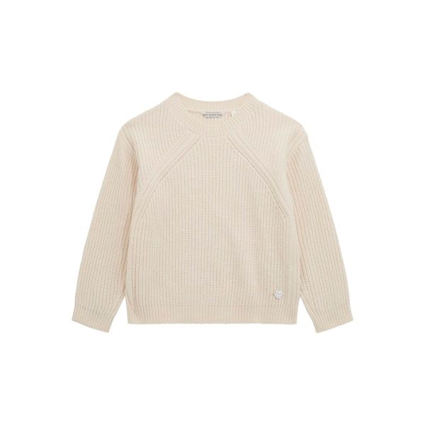 Guess - Girls Ribbed Sweater in Cream