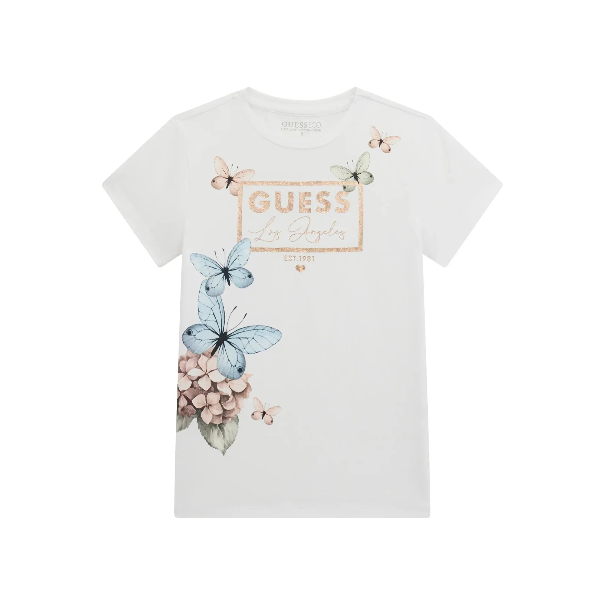 Guess -  Girls Tee in Pure White