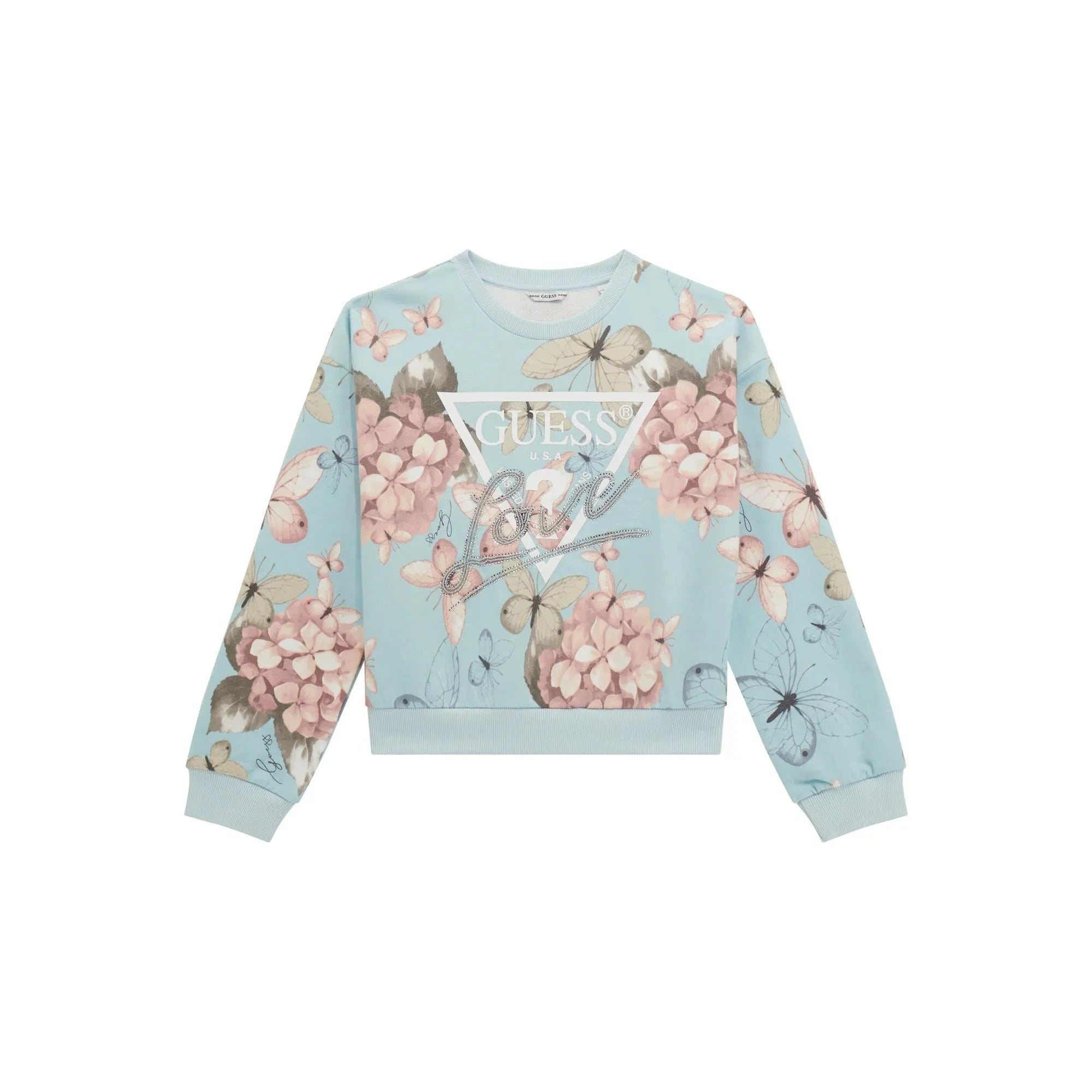 Guess -  Girls Sweatshirt in Butterfly Collage