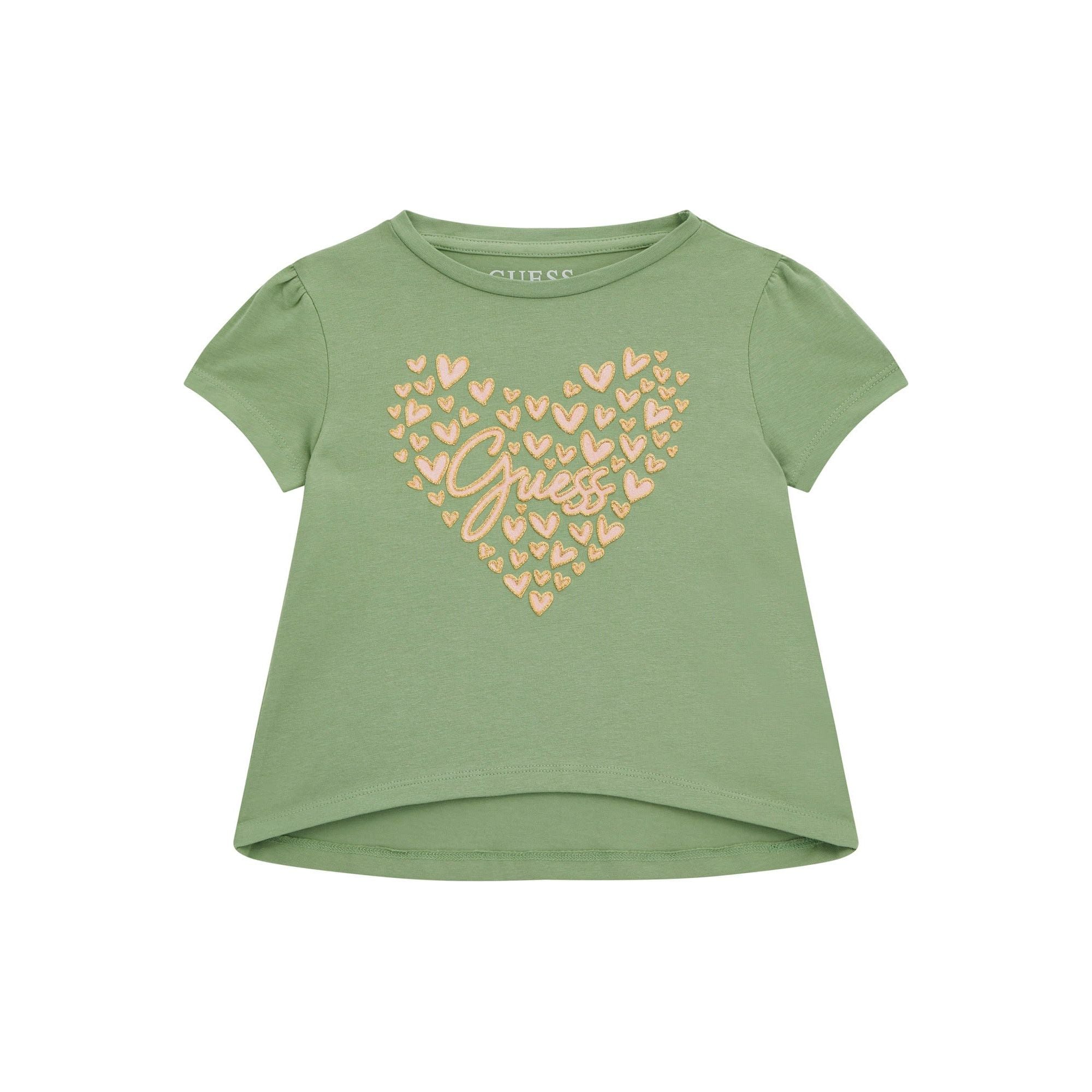 Guess - Toddler Girls Tee in Salvias Green