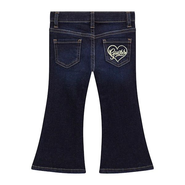 Guess - Toddler Girls Flare Denim in Rinse Wash