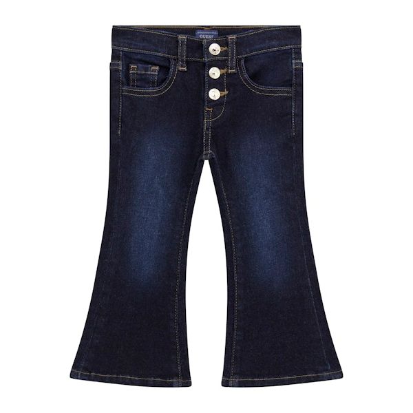 Guess - Toddler Girls Flare Denim in Rinse Wash