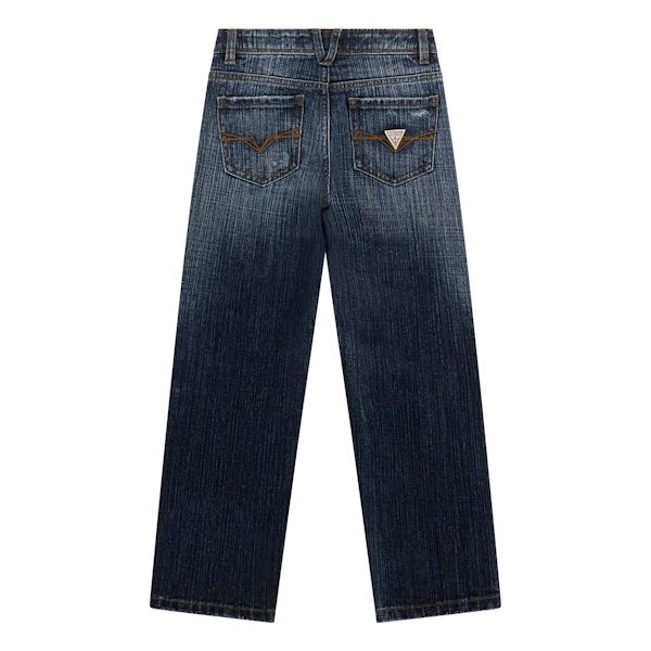 Guess - Boys Relaxed Denim in Strong Flamed Blue Wash