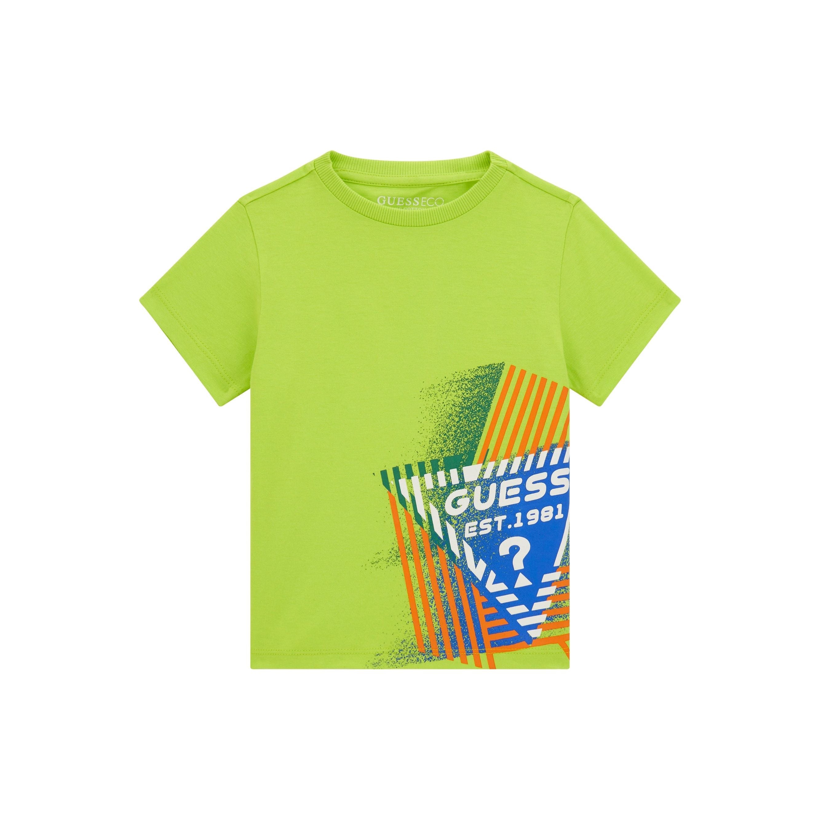 Guess - Toddler Boys Tee in Lime