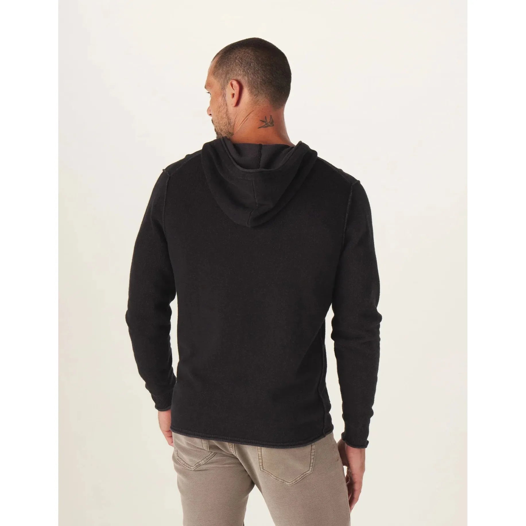 Normal Brand - Jimmy Sweater Hoodie in Black