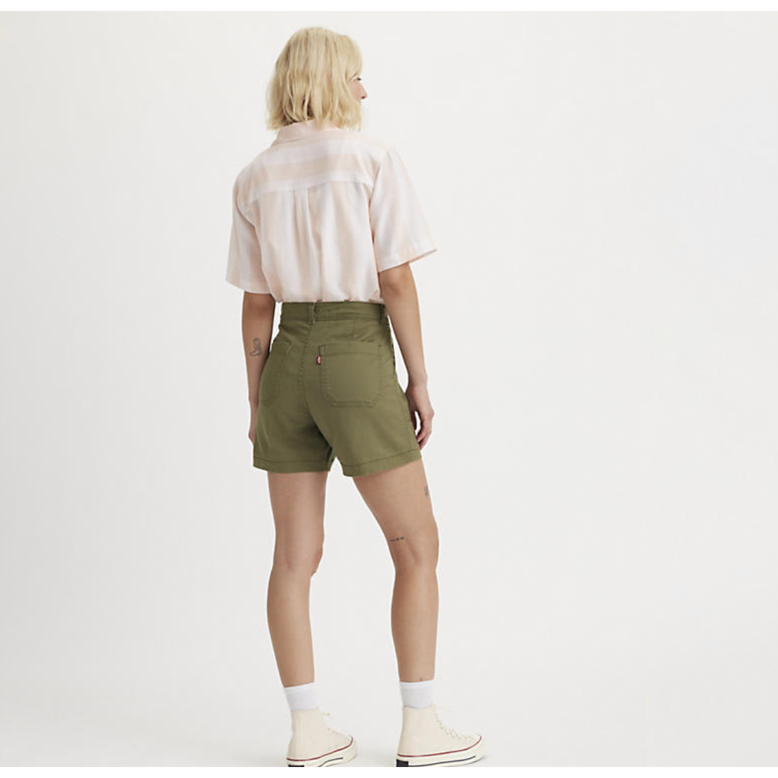 Levi - Utility Short in Olive Night